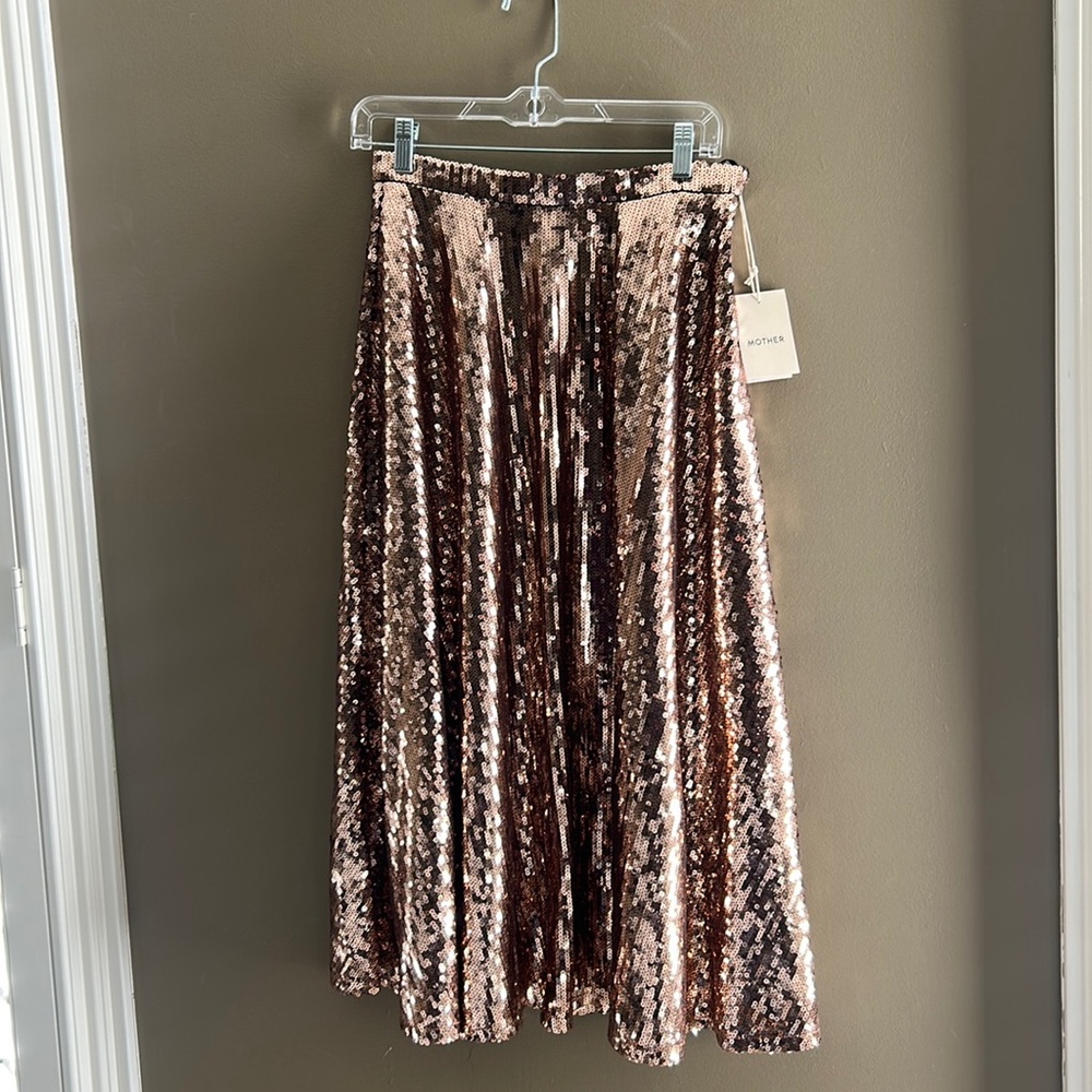 NWT Mother The Going Round Skirt in All That Glitters - Picture 2 of 7